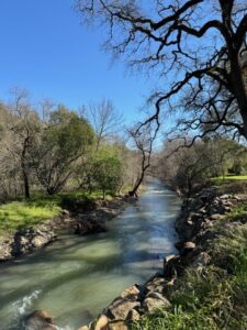 BFV Location 3-January 2024 high water in Dry Creek